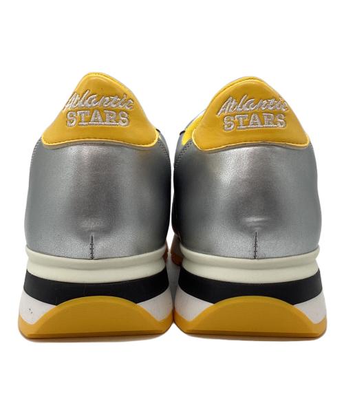 atlantic stars（アトランティックスターズ）atlantic stars (アトランティックスターズ) ローカットスニーカー シルバー×イエロー サイズ:44の古着・服飾アイテム