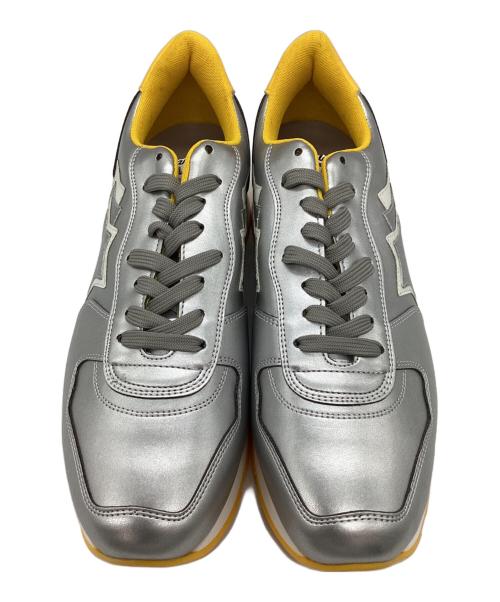 atlantic stars（アトランティックスターズ）atlantic stars (アトランティックスターズ) ローカットスニーカー シルバー×イエロー サイズ:44の古着・服飾アイテム