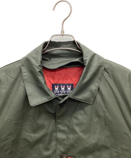 Psycho Bunny（サイコ バニー）Psycho Bunny (サイコ バニー) ライナー付コート グリーン×レッド サイズ:Lの古着・服飾アイテム