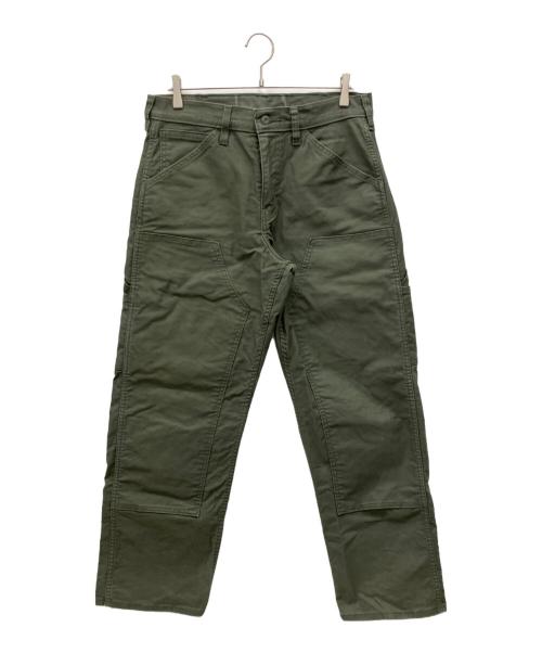 LEVI'S（リーバイス）LEVI'S (リーバイス) ダブルニーワークパンツ グリーン サイズ:W32L30の古着・服飾アイテム