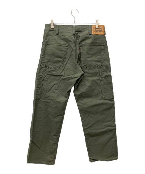 LEVI'S（リーバイス）LEVI'S (リーバイス) ダブルニーワークパンツ グリーン サイズ:W32L30の古着・服飾アイテム