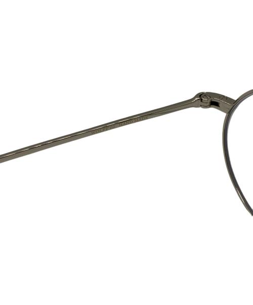 A.D.S.R.（エーディーエスアール）A.D.S.R. (エーディーエスアール) 伊達眼鏡 シルバーの古着・服飾アイテム