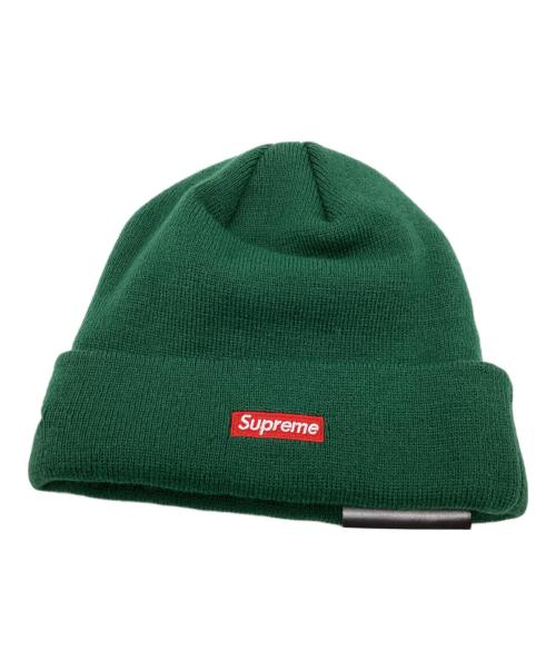 New Era（ニューエラ）New Era (ニューエラ) SUPREME (シュプリーム) ニット帽 グリーン 未使用品の古着・服飾アイテム
