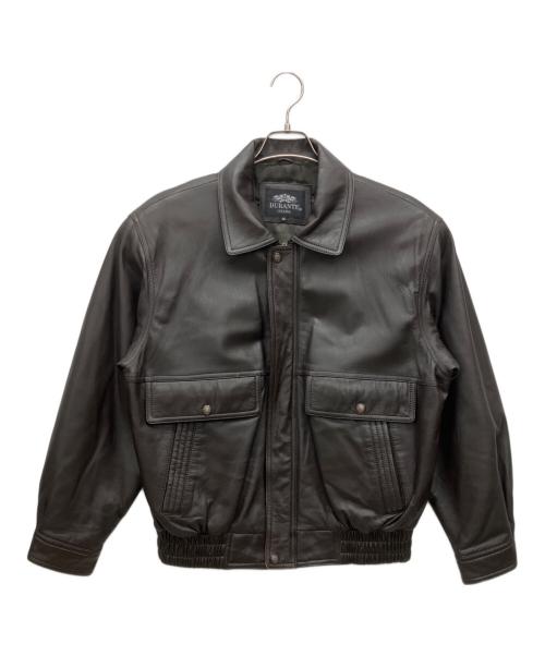 DURANTE（デュランテ）DURANTE (デュランテ) ラムレザージャケット ブラウン サイズ:Mの古着・服飾アイテム