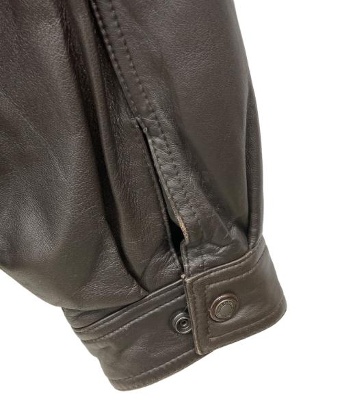 DURANTE（デュランテ）DURANTE (デュランテ) ラムレザージャケット ブラウン サイズ:Mの古着・服飾アイテム