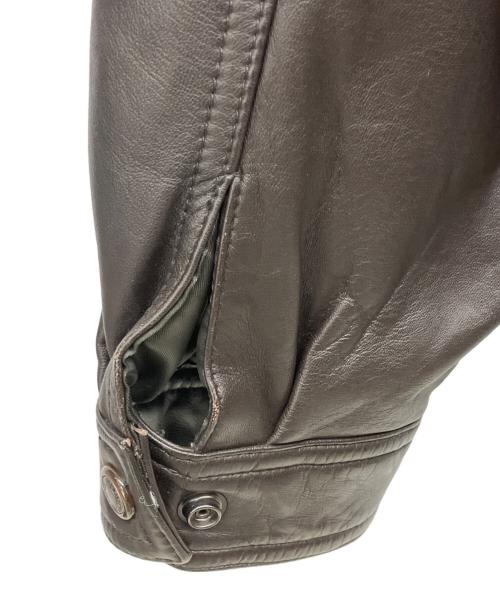 DURANTE（デュランテ）DURANTE (デュランテ) ラムレザージャケット ブラウン サイズ:Mの古着・服飾アイテム