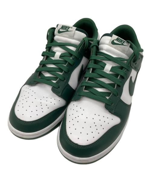 NIKE（ナイキ）NIKE (ナイキ) ダンク ロー レトロ ホワイト×グリーン サイズ:27.5の古着・服飾アイテム