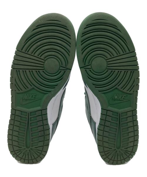 NIKE（ナイキ）NIKE (ナイキ) ダンク ロー レトロ ホワイト×グリーン サイズ:27.5の古着・服飾アイテム