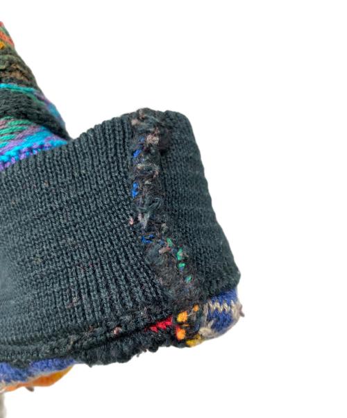 Coogi（クージー）Coogi (クージー) 厚手ニット ブルー×オレンジ サイズ:Mの古着・服飾アイテム