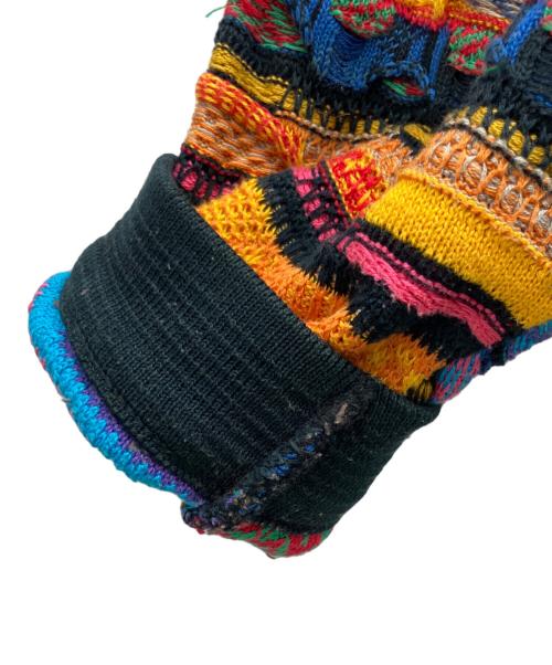 Coogi（クージー）Coogi (クージー) 厚手ニット ブルー×オレンジ サイズ:Mの古着・服飾アイテム