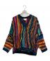 Coogi（クージー）の古着「厚手ニット」｜ブルー×オレンジ