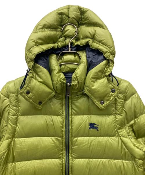 BURBERRY BLACK LABEL（バーバリーブラックレーベル）BURBERRY BLACK LABEL (バーバリーブラックレーベル) ダウンジャケット グリーン サイズ:Mの古着・服飾アイテム