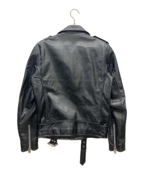 HL HEDDIE LOVU（エイチエル エディールーヴ）HL HEDDIE LOVU (エイチエル エディールーヴ) ダブルライダースジャケット ブラック サイズ:Sの古着・服飾アイテム