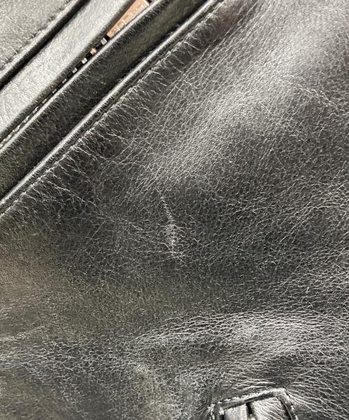 HL HEDDIE LOVU（エイチエル エディールーヴ）HL HEDDIE LOVU (エイチエル エディールーヴ) ダブルライダースジャケット ブラック サイズ:Sの古着・服飾アイテム