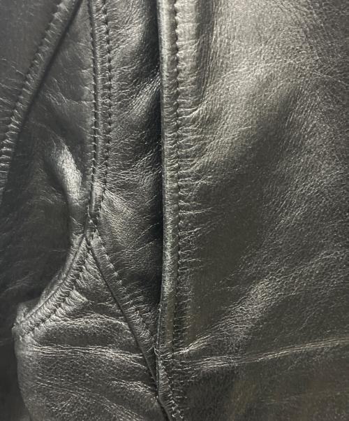 HL HEDDIE LOVU（エイチエル エディールーヴ）HL HEDDIE LOVU (エイチエル エディールーヴ) ダブルライダースジャケット ブラック サイズ:Sの古着・服飾アイテム