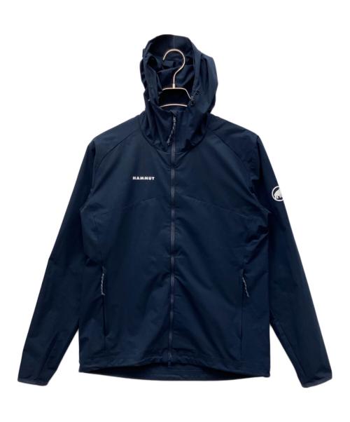 MAMMUT（マムート）MAMMUT (マムート) グラナイト ソフトシェル フーデッド ジャケット アジアンフィット ネイビー サイズ:Mの古着・服飾アイテム