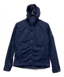 MAMMUT（マムート）の古着「ハイキング ウィンドブレーカー フーデッド ジャケット アジアンフィット」｜ネイビー