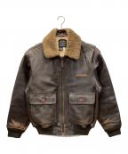 AVIREXアヴィレックス）の古着「TYPE G-1 フライトジャケット」｜ブラウン