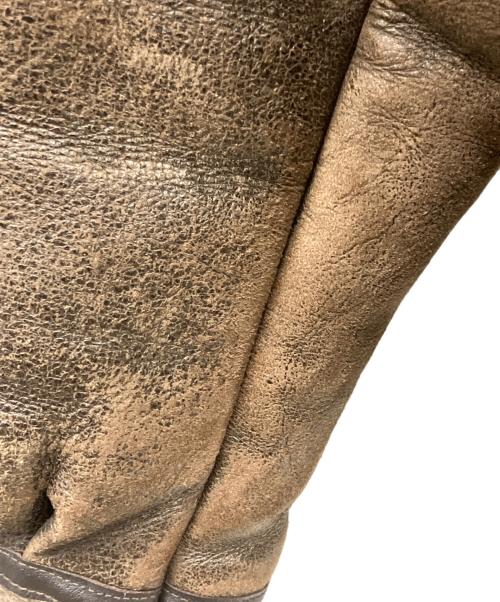 AVIREX（アヴィレックス）AVIREX (アヴィレックス) B-3シープスキンムートンジャケット ブラウン サイズ:40の古着・服飾アイテム