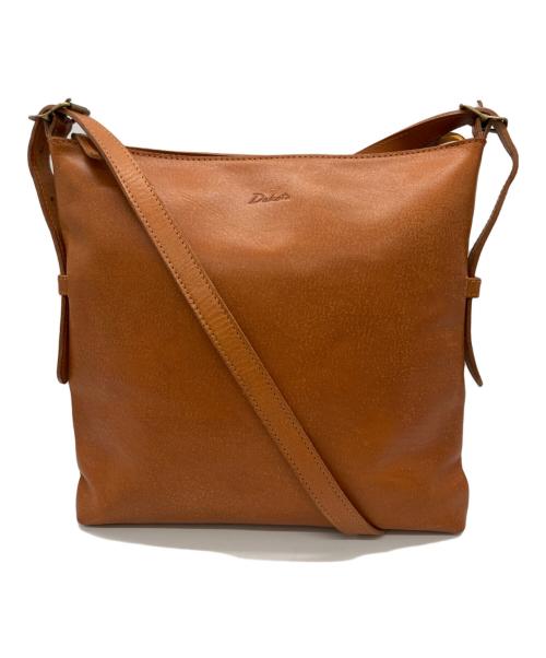 DAKOTA（ダコタ）DAKOTA (ダコタ) レザーショルダーバッグ キャメルの古着・服飾アイテム