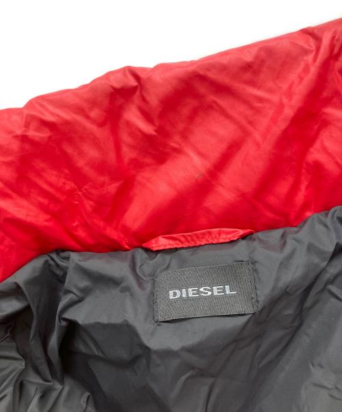 DIESEL（ディーゼル）DIESEL (ディーゼル) ダウンジャケット レッド サイズ:Sの古着・服飾アイテム