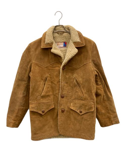 Schott（ショット）Schott (ショット) 80’Sウエスタンレザージャケット ブラウン サイズ:36の古着・服飾アイテム