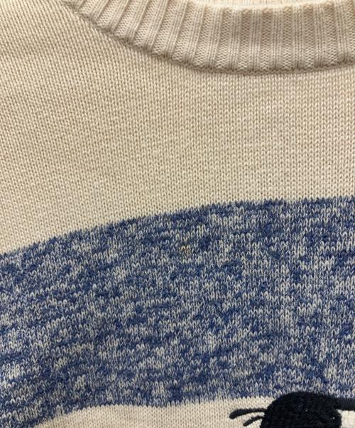 ICEBERG HISTORY（アイスバーグヒストリ）ICEBERG HISTORY (アイスバーグヒストリ) 薄手ニット アイボリー サイズ:不明の古着・服飾アイテム