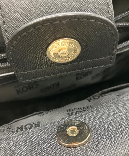 MICHAEL KORS（マイケル・コース）MICHAEL KORS (マイケル・コース) 2WAYショルダーバッグ ブラックの古着・服飾アイテム