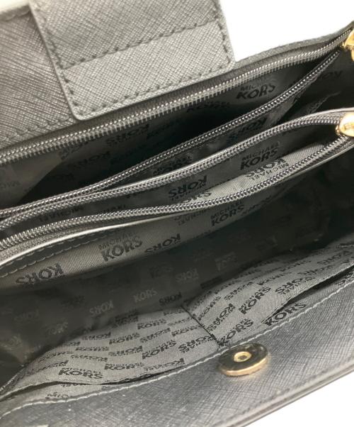 MICHAEL KORS（マイケル・コース）MICHAEL KORS (マイケル・コース) 2WAYショルダーバッグ ブラックの古着・服飾アイテム