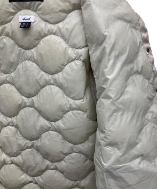 NANGA（ナンガ）NANGA (ナンガ) インナーダウンジャケット アイボリー サイズ:Lの古着・服飾アイテム