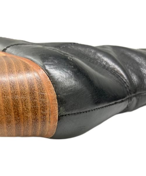 COACH（コーチ）COACH (コーチ) レザーブーツ ブラック サイズ:6.5の古着・服飾アイテム