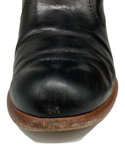 COACH（コーチ）COACH (コーチ) レザーブーツ ブラック サイズ:6.5の古着・服飾アイテム