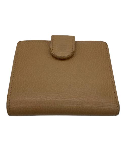 GUCCI（グッチ）GUCCI (グッチ) 2つ折り財布 ベージュの古着・服飾アイテム