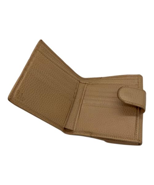 GUCCI（グッチ）GUCCI (グッチ) 2つ折り財布 ベージュの古着・服飾アイテム