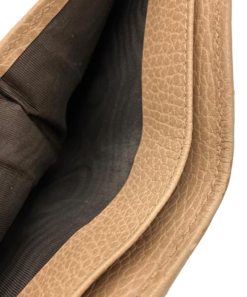 GUCCI（グッチ）GUCCI (グッチ) 2つ折り財布 ベージュの古着・服飾アイテム