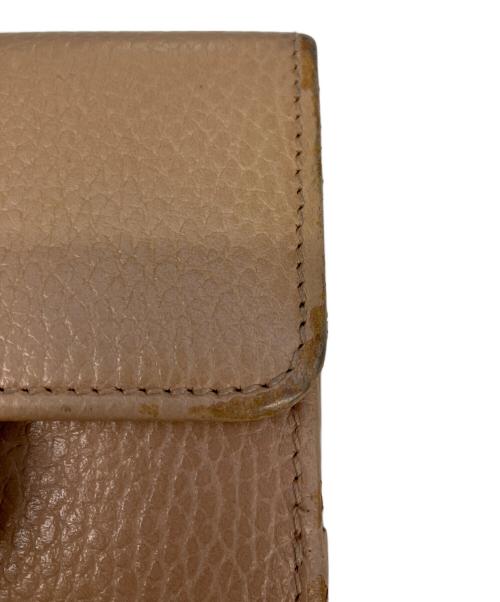 GUCCI（グッチ）GUCCI (グッチ) 2つ折り財布 ベージュの古着・服飾アイテム