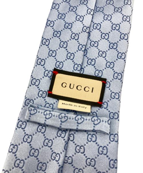 GUCCI（グッチ）GUCCI (グッチ) ネクタイ スカイブルー サイズ:FREEの古着・服飾アイテム