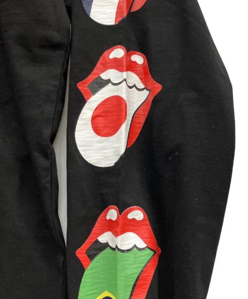 Market rolling stones（ローリングストーンズ）Market rolling stones (ローリングストーンズ) WORLD FLAG LONGSLEEVED T-SHIRT ブラック サイズ:Lの古着・服飾アイテム