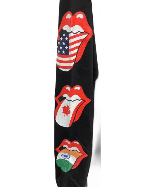 Market rolling stones（ローリングストーンズ）Market rolling stones (ローリングストーンズ) WORLD FLAG LONGSLEEVED T-SHIRT ブラック サイズ:Lの古着・服飾アイテム