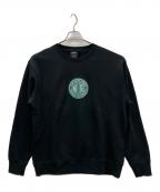 HUFハフ）の古着「TRANSIT AUTHORITY CREWNECK」｜ブラック
