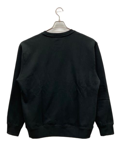 HUF（ハフ）HUF (ハフ) TRANSIT AUTHORITY CREWNECK ブラック サイズ:XLの古着・服飾アイテム