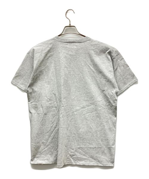 RADIO EVA（ラヂオエヴァ）RADIO EVA (ラヂオエヴァ) FRUIT OF THE LOOM (フルーツオブザルーム) 半袖カットソー ライトグレー サイズ:XLの古着・服飾アイテム