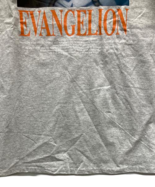 RADIO EVA（ラヂオエヴァ）RADIO EVA (ラヂオエヴァ) FRUIT OF THE LOOM (フルーツオブザルーム) 半袖カットソー ライトグレー サイズ:XLの古着・服飾アイテム
