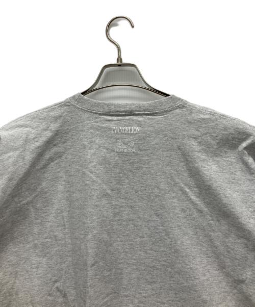 RADIO EVA（ラヂオエヴァ）RADIO EVA (ラヂオエヴァ) FRUIT OF THE LOOM (フルーツオブザルーム) 半袖カットソー ライトグレー サイズ:XLの古着・服飾アイテム