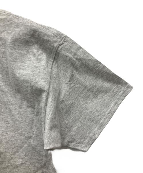 RADIO EVA（ラヂオエヴァ）RADIO EVA (ラヂオエヴァ) FRUIT OF THE LOOM (フルーツオブザルーム) 半袖カットソー ライトグレー サイズ:XLの古着・服飾アイテム