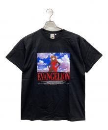 RADIO EVA×FRUIT OF THE LOOM（ラヂオエヴァ×フルーツオブザルーム）の古着「半袖カットソー」｜ブラック