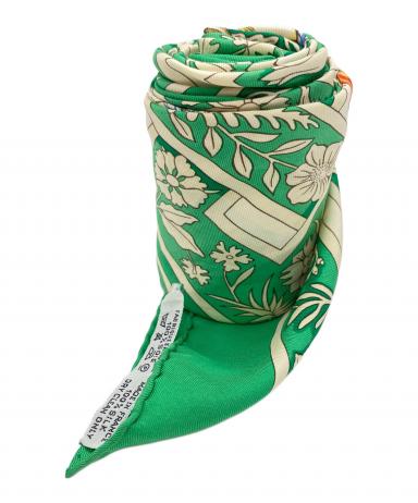 中古・古着通販】HERMES (エルメス) スカーフ グリーン｜ブランド