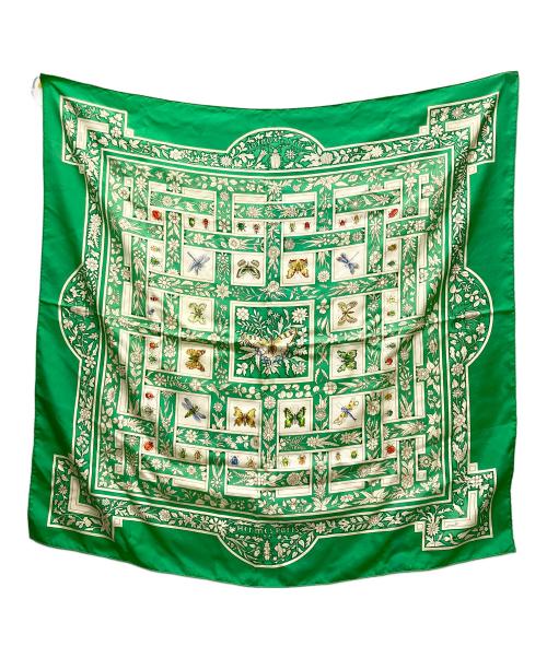 HERMES（エルメス）HERMES (エルメス) スカーフ グリーンの古着・服飾アイテム