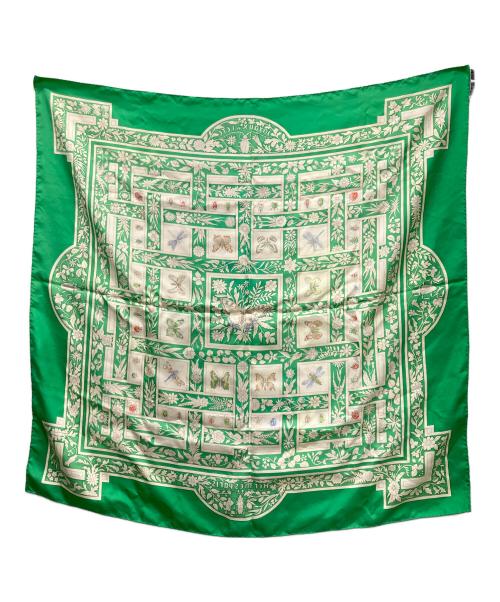 HERMES（エルメス）HERMES (エルメス) スカーフ グリーンの古着・服飾アイテム