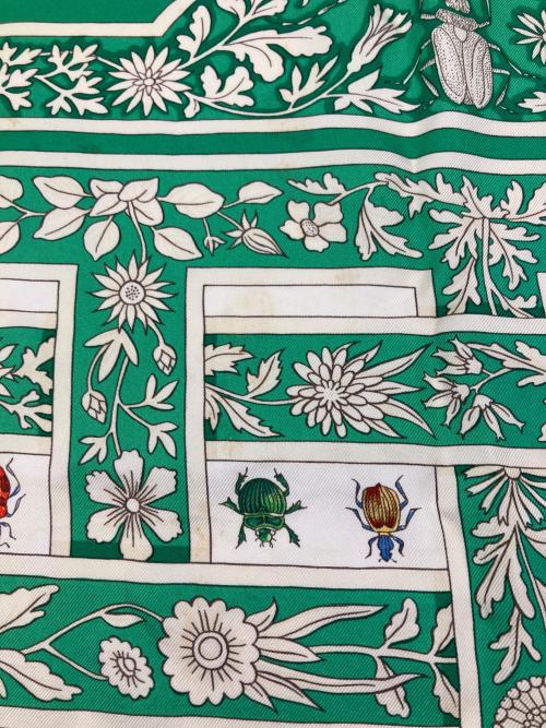 HERMES（エルメス）HERMES (エルメス) スカーフ グリーンの古着・服飾アイテム